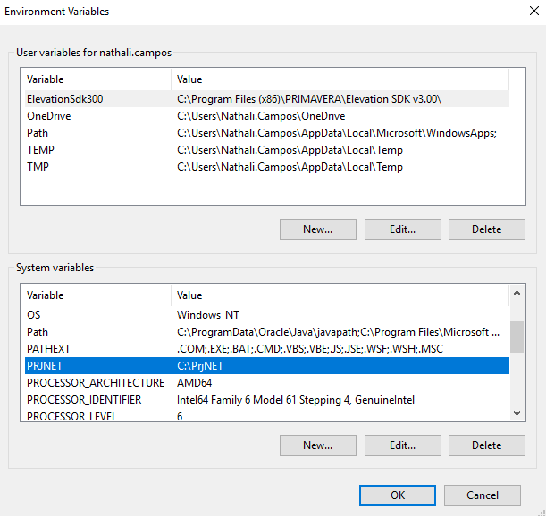 Configuracao Maquina