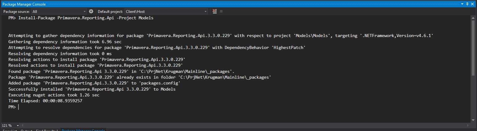 install a package
