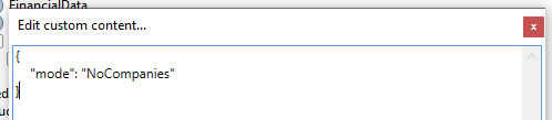 Inline Alert Message mode