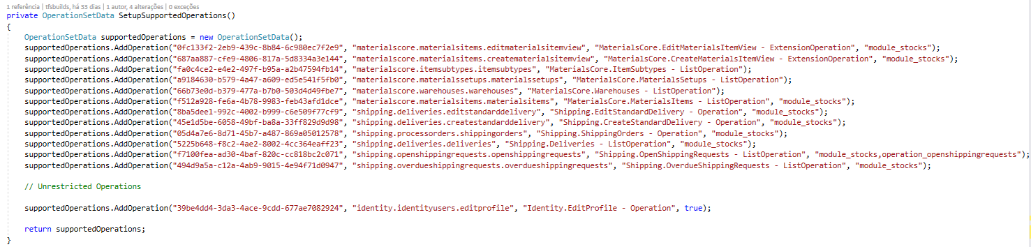 Menu Model - Generated