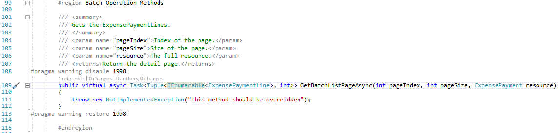 Serviço Picking- custom code - get batch list
