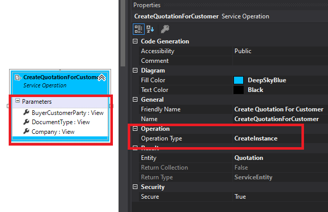 ServiceOperation CreateInstance