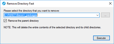 Remove Directory Fast